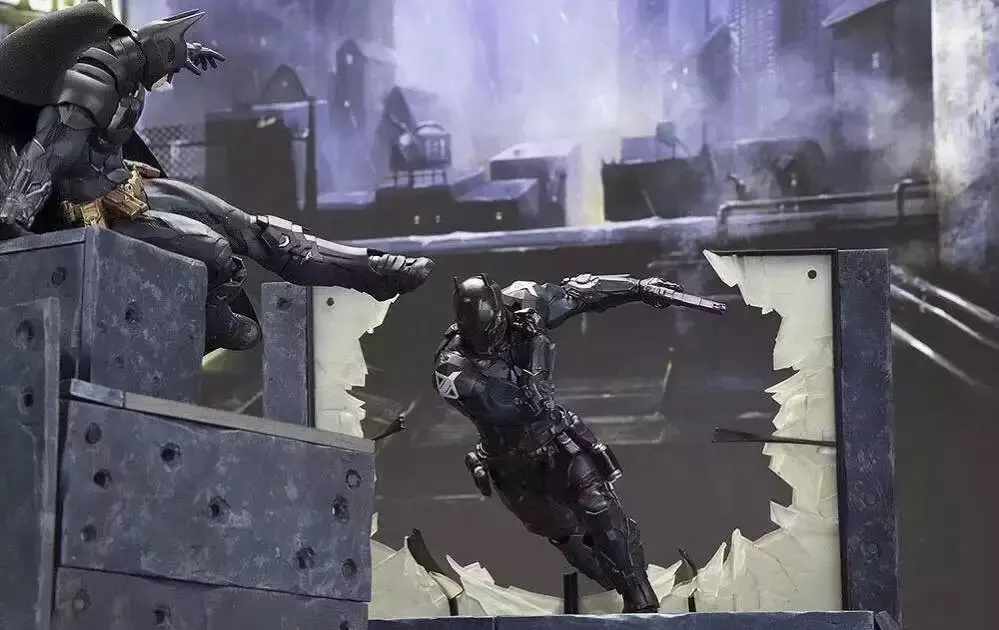 Batman War Forrest Gump Knight Scene Model Garage Kit Arkham Knight Batman
