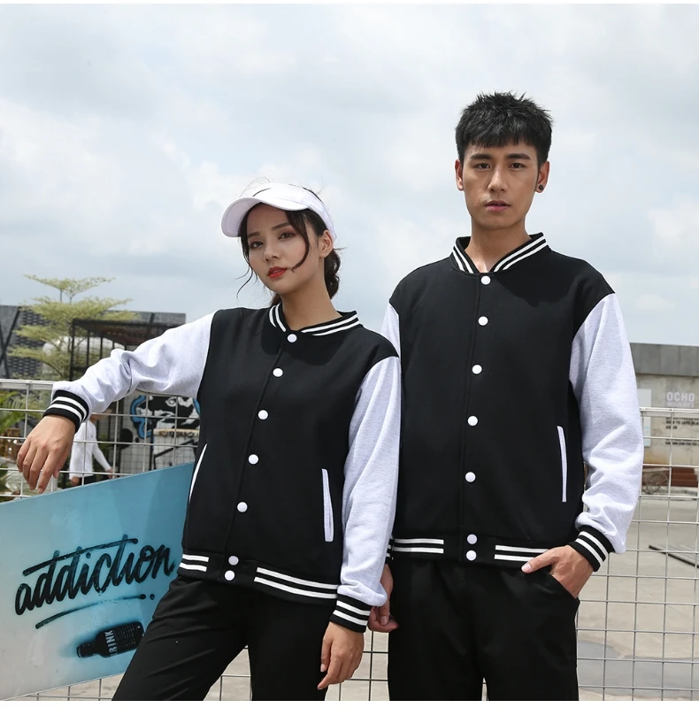 Fashion Baseball Jackets Men Fashion Design Slim Fit College Varsity