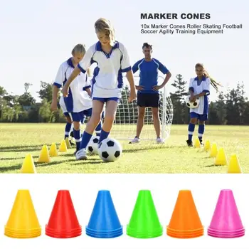Hot Sale Marker Cones Delicate Texture 10x Marker Cones Roller Skating Football Soccer Marking Cup Training Equipment
Hot Sale Marker Cones Delicate Texture 10x Marker Cones Roller Skating Football Soccer Marking Cup Training Equipment
