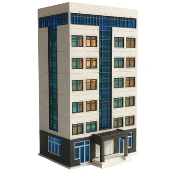 1:150 N Scale DIY Sand Table Decoration Assembly Model Modern Building - White/Orange
1:150 N Scale DIY Sand Table Decoration Assembly Model Modern Building - White/Orange
