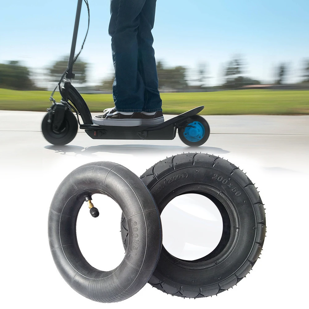 200x50 8'' Rubber Tire & Inner Tube For Electic Scooters Thickened Bicycle Replacement Parts Road Bike Accessories
200x50 8'' Rubber Tire & Inner Tube For Electic Scooters Thickened Bicycle Replacement Parts Road Bike Accessories