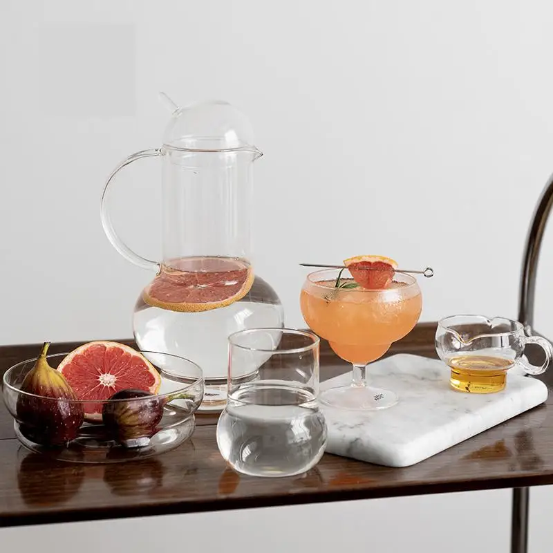 2020 New Design Teapot Pitchers High Foot Crystal Tea Pot Press Filter Fruit Bowl Milkk Mug Set
2020 New Design Teapot Pitchers High Foot Crystal Tea Pot Press Filter Fruit Bowl Milkk Mug Set