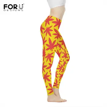 FORUDESIGNS Women Fitness Leggings Workout Casual Pants Trousers Colorful Maple Leaf Print Digital Printing Free shipping
FORUDESIGNS Women Fitness Leggings Workout Casual Pants Trousers Colorful Maple Leaf Print Digital Printing Free shipping