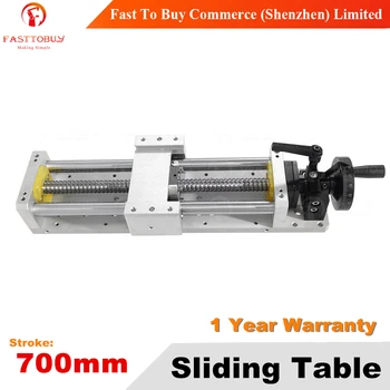 Stroke 700mm C7 CNC Sliding Table 1605 Manual Operation Linear Guides Repositioning resolution 0.03mm for CNC Machine
Stroke 700mm C7 CNC Sliding Table 1605 Manual Operation Linear Guides Repositioning resolution 0.03mm for CNC Machine