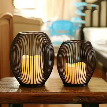 Black Hollow Candle Holder Candle Holder Iron Candle Holder Living Room Geometric Shapes Decoration Wedding Durable Sturdy
Black Hollow Candle Holder Candle Holder Iron Candle Holder Living Room Geometric Shapes Decoration Wedding Durable Sturdy