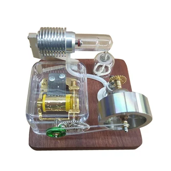 Stirling Engine Model DIY Rotating Mechanical Music Box Science Physical Experiment Engine Toy Gift Personal Collection
Stirling Engine Model DIY Rotating Mechanical Music Box Science Physical Experiment Engine Toy Gift Personal Collection