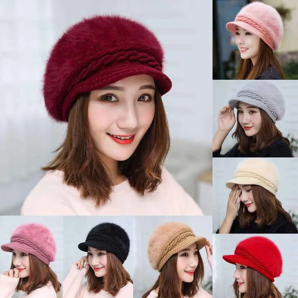 hats 2020 Spring Winter New Ladies Rabbit Fur Hat Winter Trendy New Knit Hat women Fashion Simple Warm Hat Cap Elegant hats #N28
hats 2020 Spring Winter New Ladies Rabbit Fur Hat Winter Trendy New Knit Hat women Fashion Simple Warm Hat Cap Elegant hats #N28