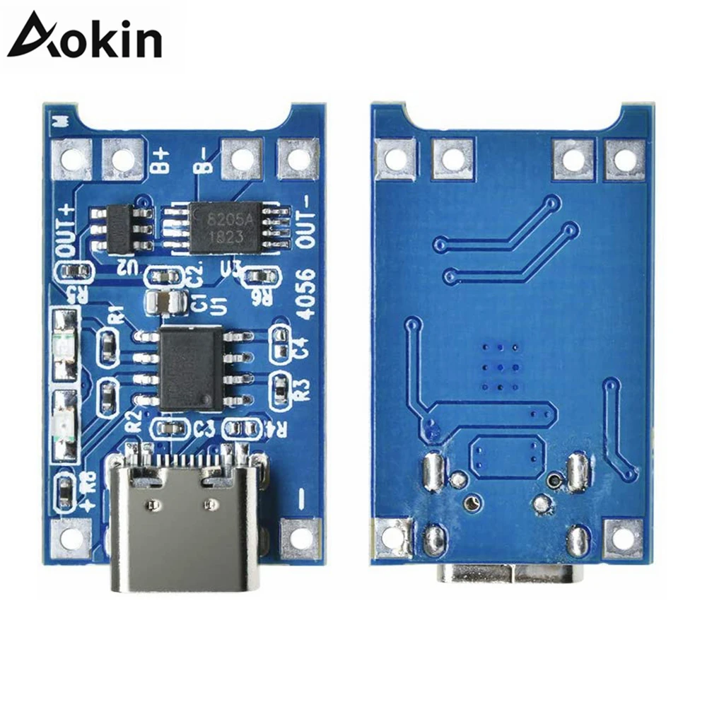 TP4056 Charging Module 5V Micro USB 1A 18650 Lithium Battery Charging Board with Protection Charger Module
TP4056 Charging Module 5V Micro USB 1A 18650 Lithium Battery Charging Board with Protection Charger Module