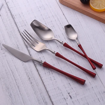 Spklifey Dinnerware Set 304 Stainless Steel Cutlery Set Kitchen Knife Fork Spoon Dinner Tableware Silverware Set Drop shipping
Spklifey Dinnerware Set 304 Stainless Steel Cutlery Set Kitchen Knife Fork Spoon Dinner Tableware Silverware Set Drop shipping