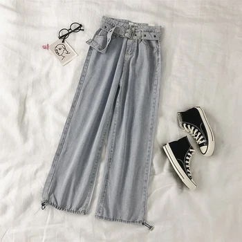 2020 Spring Jeans for Woman High Waist Denim Straight Pants Korean Style Jeans Vintage Plus Size Pants Woman
2020 Spring Jeans for Woman High Waist Denim Straight Pants Korean Style Jeans Vintage Plus Size Pants Woman