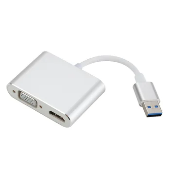 USB3.0 to HDMI VGA Adapter High Resolution Coverter for Laptop Projector UND Sale
USB3.0 to HDMI VGA Adapter High Resolution Coverter for Laptop Projector UND Sale
