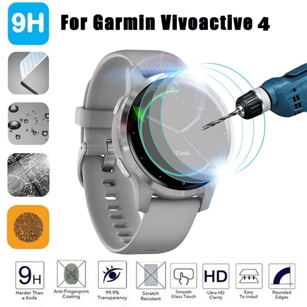 Tempered Glass Screen Protector for Garmin Vivoactive 4 4S Smart Watch Clear Film Screen Protective Full Cover 3Pack 1Pack
Tempered Glass Screen Protector for Garmin Vivoactive 4 4S Smart Watch Clear Film Screen Protective Full Cover 3Pack 1Pack