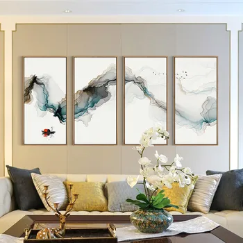 Poster Chinese Style Decoration Painting Quadro Background Wall Art Abstract Ink Porch Vertical Version Wall Mural Zen
Poster Chinese Style Decoration Painting Quadro Background Wall Art Abstract Ink Porch Vertical Version Wall Mural Zen