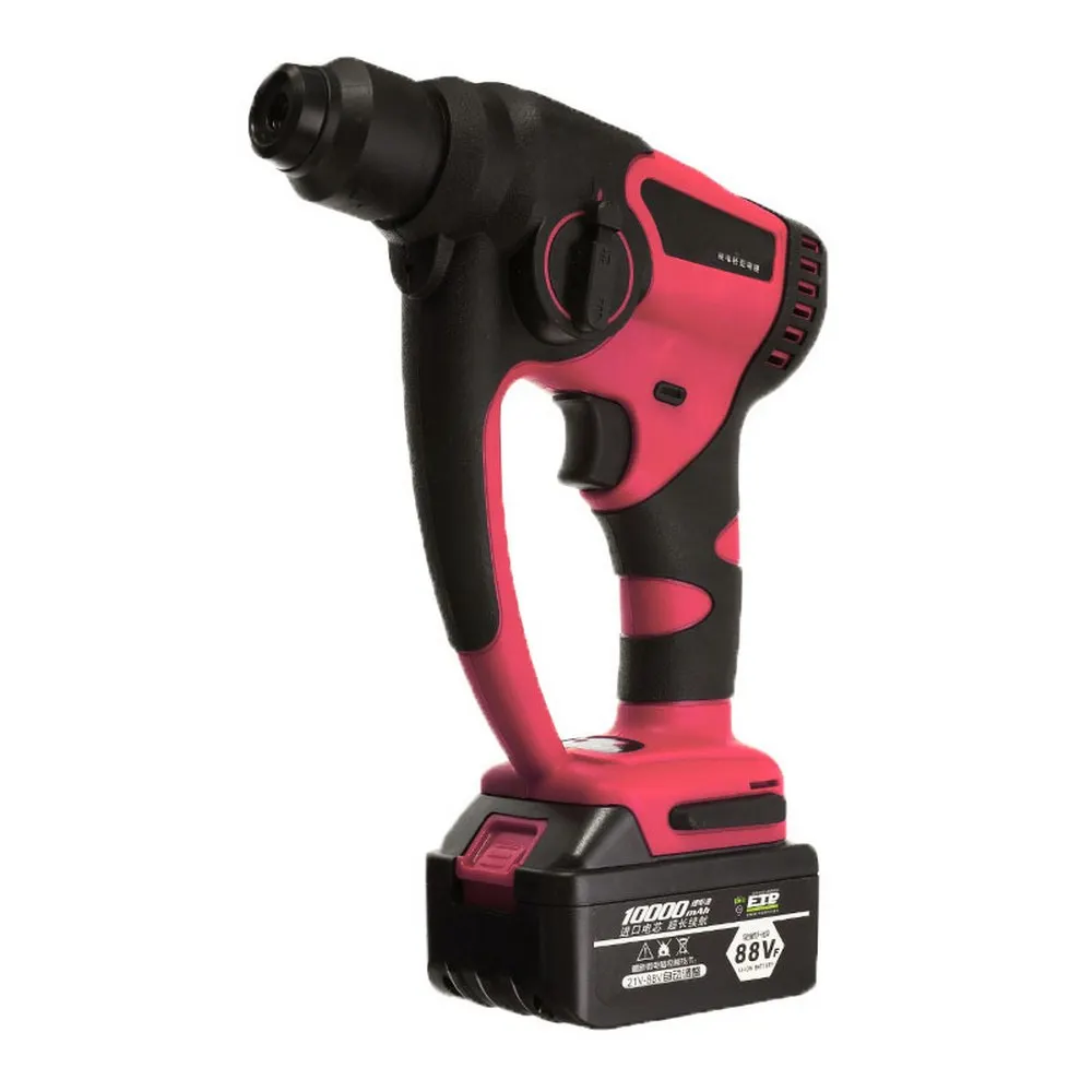 228VF 88V Cordless Electric Drill Electric Screwdriver Electric Hammer 800W with 2 10000mAh Lithium-Ion Battery Power Tool
228VF 88V Cordless Electric Drill Electric Screwdriver Electric Hammer 800W with 2 10000mAh Lithium-Ion Battery Power Tool