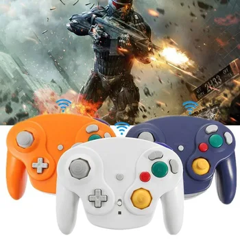 New hot sale 2.4GHz Wireless Bluetooth Gamepad Controller Gamepad joystick with receiver for Nintendo for GameCube
New hot sale 2.4GHz Wireless Bluetooth Gamepad Controller Gamepad joystick with receiver for Nintendo for GameCube
