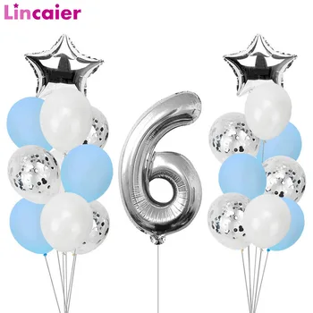 21pcs Number 6 Foil Balloon 6 Years Old Happy Birthday Party Decorations 6th I AM Six Sixth Boy Girl Supplies Anniversary
21pcs Number 6 Foil Balloon 6 Years Old Happy Birthday Party Decorations 6th I AM Six Sixth Boy Girl Supplies Anniversary