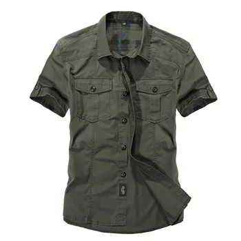 3XXXL Size Jeep Army Mens Shirts Cotton Solid Color Short Sleeve Shirt Turn-down Collar Men Tops Casual Shirts For Men 
3XXXL Size Jeep Army Mens Shirts Cotton Solid Color Short Sleeve Shirt Turn-down Collar Men Tops Casual Shirts For Men