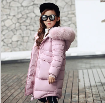 2019 New Fashion Children Winter Jacket Girl Winter Coat Kids Warm Thick Fur Collar Hooded long down Coats For Teenage 4Y-14Y
2019 New Fashion Children Winter Jacket Girl Winter Coat Kids Warm Thick Fur Collar Hooded long down Coats For Teenage 4Y-14Y