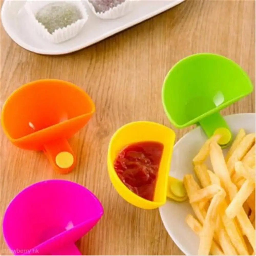 1PC Assorted Salad Saucer Cup Ketchup Jam Dip Clip Bowl Saucer Cup Tableware Home Kitchen Accessories Fruit Vegetable Tool
1PC Assorted Salad Saucer Cup Ketchup Jam Dip Clip Bowl Saucer Cup Tableware Home Kitchen Accessories Fruit Vegetable Tool