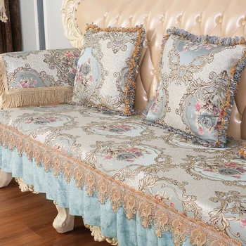 Europe Lace Couch Cover for Recliner 3 Seater Chenille Leather Sofa Cover for Living Room Armchair Towel Anti Slip Jacquard 
Europe Lace Couch Cover for Recliner 3 Seater Chenille Leather Sofa Cover for Living Room Armchair Towel Anti Slip Jacquard