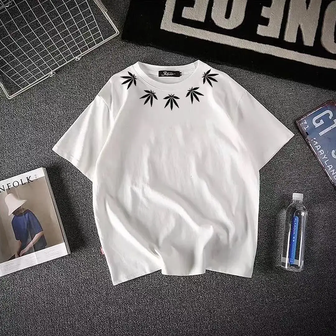 

White Black T Shirt Men 2023 Harajuku Hip Hop Short Sleeve ees Casual ops Streetwear Shirts Cotton Mens Clothes 27