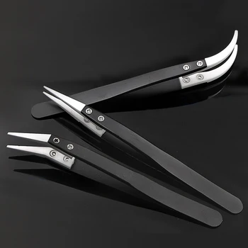 3PCS ESD Antistatic Tweezer Tool Set High Quality Stainless Steel Tweezers Kit Curved Straight Multifunction Tweezers Tools Set
3PCS ESD Antistatic Tweezer Tool Set High Quality Stainless Steel Tweezers Kit Curved Straight Multifunction Tweezers Tools Set