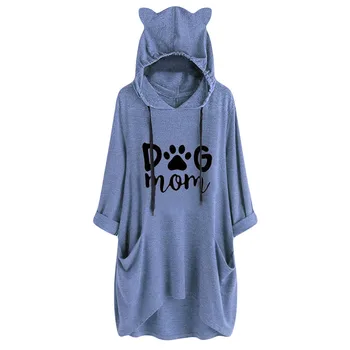 Women Casual Cat Printed Sweatshirt Kawaii Cat Ear Hoody Hoodies Blouse With Pockets Ribbon Top Pullover Sudadera Mujer #L10 
Women Casual Cat Printed Sweatshirt Kawaii Cat Ear Hoody Hoodies Blouse With Pockets Ribbon Top Pullover Sudadera Mujer #L10