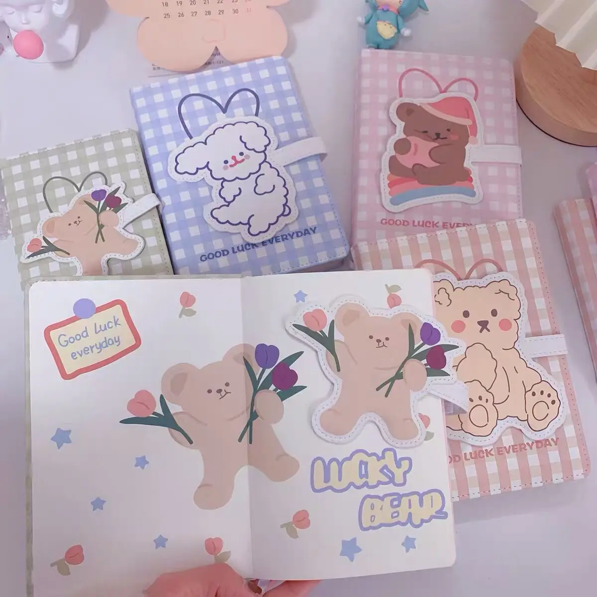 New Arrival A5/A6 Kawaii PU Bear Diary Journal Notebook Planner Weekly Monthly Aagenda Book Gift School Stationery
New Arrival A5/A6 Kawaii PU Bear Diary Journal Notebook Planner Weekly Monthly Aagenda Book Gift School Stationery