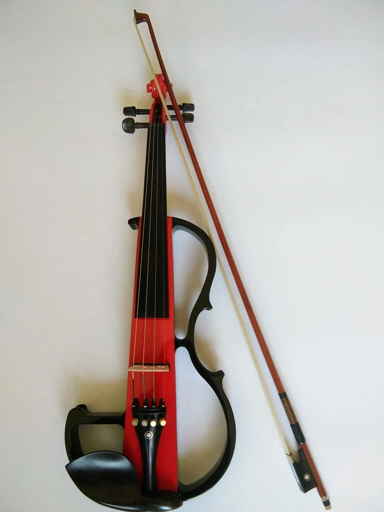 Red black color matching solid wood mute electric violin luminous flash 4/4 Student beginners Musical instrument ebony violin
Red black color matching solid wood mute electric violin luminous flash 4/4 Student beginners Musical instrument ebony violin