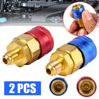 R134A Quick Adapter Car Air Condition Fluoride Add Connector High Low 2Pcs/Set Auto R134A Quick Adapter Accessories
R134A Quick Adapter Car Air Condition Fluoride Add Connector High Low 2Pcs/Set Auto R134A Quick Adapter Accessories