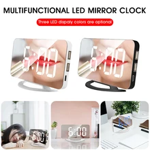 LED Digital Clock USB Snooze Auto Dimming Backup Battery Desktop Mirror Clock Electric Alarm Clock Mirror Surface with 2.1A Dual
LED Digital Clock USB Snooze Auto Dimming Backup Battery Desktop Mirror Clock Electric Alarm Clock Mirror Surface with 2.1A Dual