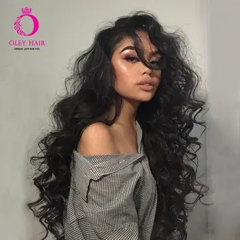 OLEY Hair High Density Loose Wave Long Black Wig Heat Resistant Synthetic Lace Front Wig Glueless Cosplay Wigs For Black Women
OLEY Hair High Density Loose Wave Long Black Wig Heat Resistant Synthetic Lace Front Wig Glueless Cosplay Wigs For Black Women