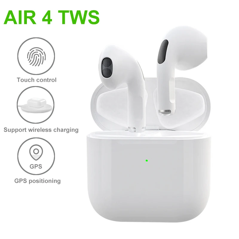 Air pro 4 tws Bluetooth наушники беспроводные Поддержка беспроводной зарядки мини