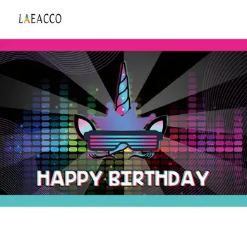Laeacco Happy Birthday Party Backdrop Black Dynamic Music Stage Spotlight Unicorn Baby Children Photography Background Photozone
Laeacco Happy Birthday Party Backdrop Black Dynamic Music Stage Spotlight Unicorn Baby Children Photography Background Photozone