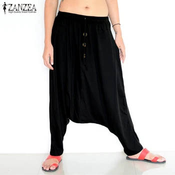 ZANZEA Women Casual Elastic Waist Pants 2020 Fashion Ladies Loose Pockets Long Trousers Oversized Bottoms Streetwear Sweatpants
ZANZEA Women Casual Elastic Waist Pants 2020 Fashion Ladies Loose Pockets Long Trousers Oversized Bottoms Streetwear Sweatpants