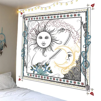 India Mandala Tapijt Muur Opknoping Zon Maan Tarot Wandtapijt Muur Tapijt Psychedelische Tapiz Hekserij Muur Doek Wandtapijten 
India Mandala Tapijt Muur Opknoping Zon Maan Tarot Wandtapijt Muur Tapijt Psychedelische Tapiz Hekserij Muur Doek Wandtapijten