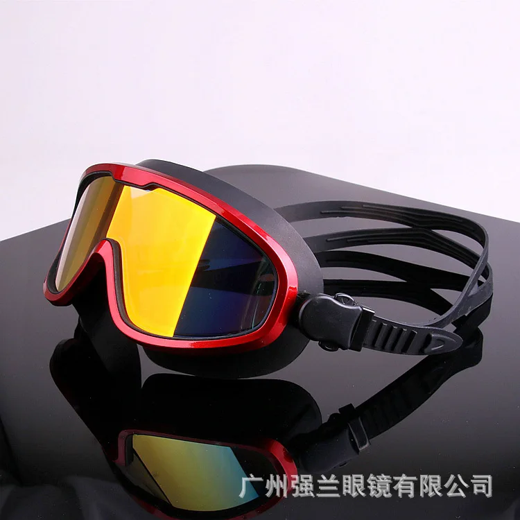 Outdoor Sports New Style Swimming Goggles High-definition Waterproof Anti-fog Swimming Glasses Big Box Silica Gel Electroplating
Outdoor Sports New Style Swimming Goggles High-definition Waterproof Anti-fog Swimming Glasses Big Box Silica Gel Electroplating