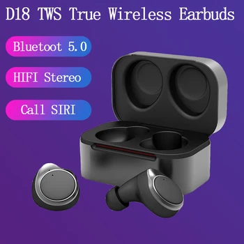 D18 Bluetooth 5.0 Earphones for Iphone Android in-Ear True Wireless Earbuds IPX7 Waterproof TWS Headset Button Built-in Mic
D18 Bluetooth 5.0 Earphones for Iphone Android in-Ear True Wireless Earbuds IPX7 Waterproof TWS Headset Button Built-in Mic