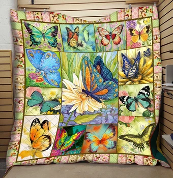 Butterflies Quilt Artistic High End Colorful Beautiful Kids School Adults Bed Summer Quilt Comfortable Dropshipping
Butterflies Quilt Artistic High End Colorful Beautiful Kids School Adults Bed Summer Quilt Comfortable Dropshipping