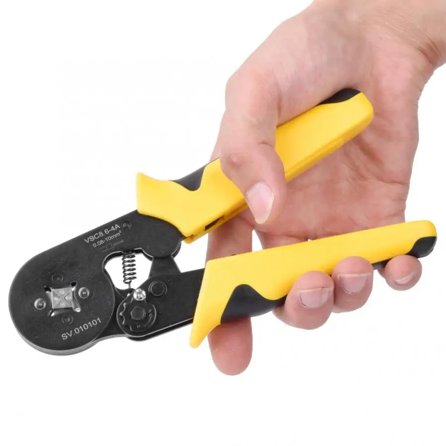 Crimping Pliers VSC9 10-6A Crimper Pliers 0.08-10mm2 Crimping Tool for Tube Type Terminal Multitool Knife
Crimping Pliers VSC9 10-6A Crimper Pliers 0.08-10mm2 Crimping Tool for Tube Type Terminal Multitool Knife