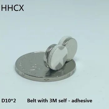10 20 50pcs/lot magnet 10x2 Belt with 3M self - adhesive N35 Strong Disc NdFeB Magnet 10*2 Neodymium Magnet for speaker 
10 20 50pcs/lot magnet 10x2 Belt with 3M self - adhesive N35 Strong Disc NdFeB Magnet 10*2 Neodymium Magnet for speaker