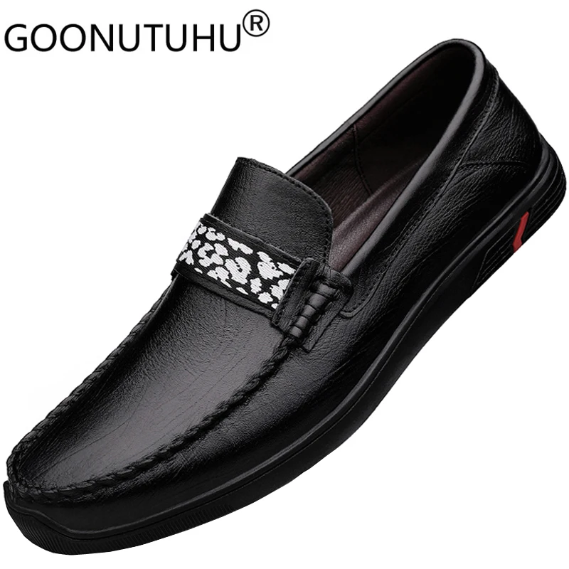 Fashion Men's Shoes Casual Genuine Leather Loafers Male Classics Brown Black Slip on Shoe Man Hollow Nice Driving Shoes for Men
Fashion Men's Shoes Casual Genuine Leather Loafers Male Classics Brown Black Slip on Shoe Man Hollow Nice Driving Shoes for Men