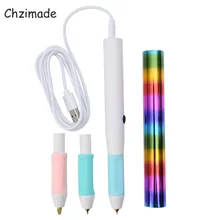 Chzimade Interchangeable Head Heating Hot Stamping Pen Set To Add Shining Handwritten Sentiments Foil Pen Scrapbooking Crafts
Chzimade Interchangeable Head Heating Hot Stamping Pen Set To Add Shining Handwritten Sentiments Foil Pen Scrapbooking Crafts