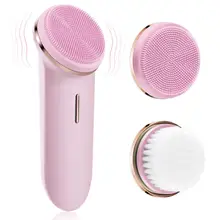 Sonic Facial Cleansing Brush Vibrating Face Scrubber 5 Speed Modes IPX7 Waterproof Rechargeable Deep Cleaning for All Skins Type
Sonic Facial Cleansing Brush Vibrating Face Scrubber 5 Speed Modes IPX7 Waterproof Rechargeable Deep Cleaning for All Skins Type