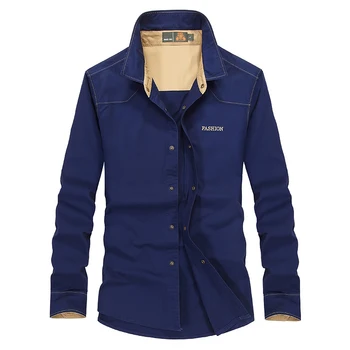 Man Shirts Blouse Men off blue fall 2020 trend Military Style shirt outfits shirt in pants casual shirt men 6891 
Man Shirts Blouse Men off blue fall 2020 trend Military Style shirt outfits shirt in pants casual shirt men 6891