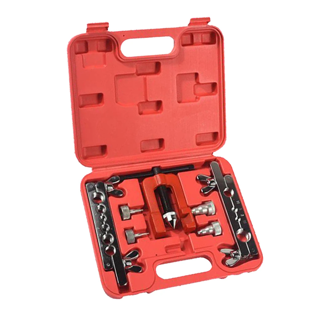 3-16mm Manual Pipe Flaring Hole Expander Tool Copper Heads Tube Swaging Kit with Chuck and Styling Head 3-16mm Manual Pipe Flaring Hole Expander Tool Copper Heads Tube Swaging Kit with Chuck and Styling Head