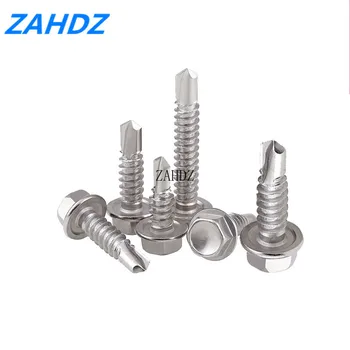 100PCS M4.2 M4.8 410 stainless steel Large Flat Head Self Tapping Screws Drilling Tail Screw
100PCS M4.2 M4.8 410 stainless steel Large Flat Head Self Tapping Screws Drilling Tail Screw