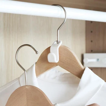 6Pcs Wardrobe Space-saving Stack Hanger Hook Multi-function Coat Hook Plastic Holder Hook Hanger Rack Bedroom Storage Organizer
6Pcs Wardrobe Space-saving Stack Hanger Hook Multi-function Coat Hook Plastic Holder Hook Hanger Rack Bedroom Storage Organizer
