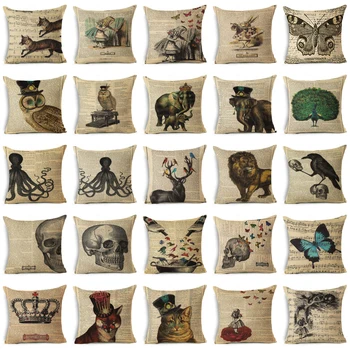 Elife Cotton Line Alice Cushion Cover Skull butterfly throw Pillows Case Cover For Sofa Car Home cojines Decorative 45*45CM
Elife Cotton Line Alice Cushion Cover Skull butterfly throw Pillows Case Cover For Sofa Car Home cojines Decorative 45*45CM