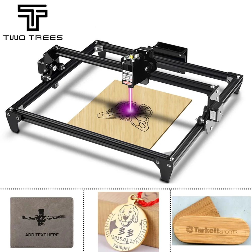Twotrees Totem CNC Laser Engraving Machine 2.5/5.5W DIY Logo Mark Printer Cutter Laser Woodworking 300X400mm Engraving Range
Twotrees Totem CNC Laser Engraving Machine 2.5/5.5W DIY Logo Mark Printer Cutter Laser Woodworking 300X400mm Engraving Range